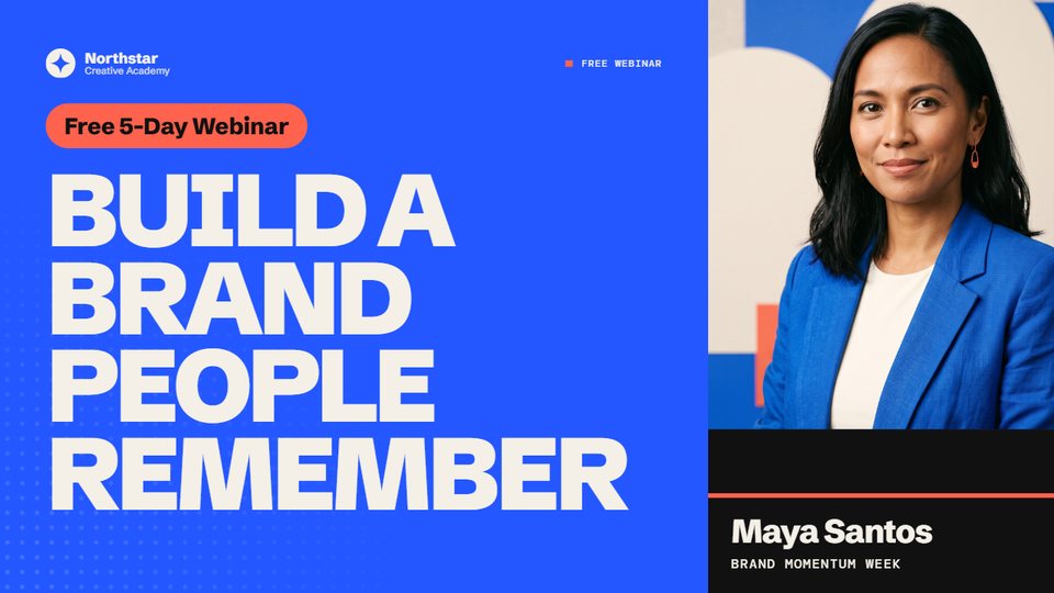 Promotional thumbnail: Build a brand people remember, with host Maya Santos